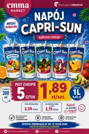 EMMA market gazetka | Market Strona 1: Napój owocowy Capri-Sun Multivitamin €1,89