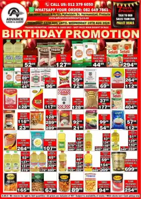 Advance Cash n Carry (valid until 19-08)