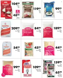 Save catalogue Page 10: Tastic Rice €119,99, Hulett's White Sugar €209,99