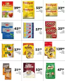 Save catalogue Page 30: Freshpak Pure Rooibos Tea €55,99, Trinco Teabags 200's €57,99