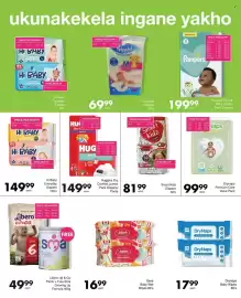 Save catalogue Page 32: Huggies Dry Comfort Jumbo Pack Diapers/Pants €149,99, Drynaps Premium Care Value Pack €99,99