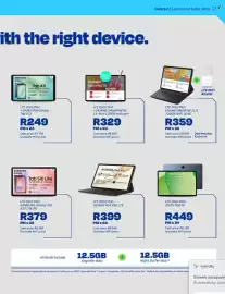 Telkom catalogue Page 17: HONOR Pad X9a LTE €399,00, Oppo Pad SE €8.189,00