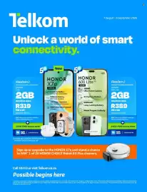 Telkom catalogue Page 24: Honor X7e €8.269,00, Honor 600 Lite €11.659,00