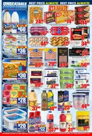 Three Star Cash and Carry catalogue Page 4: Danup Boost Multigrain & Yoghurt Blend €23,99, Clover Feta Cheese Assorted €39,99