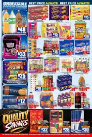 Three Star Cash and Carry catalogue Page 6: Sunburst Flavoured Drink Assorted €23,99, Nestle Mini Bar Assorted €15,00