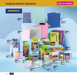Empik gazetka Strona 15: Zakreślacze metaliczne €19,99, Dekoracyjna taśma €14,99