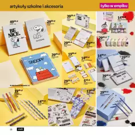 Empik gazetka Strona 17: Długopisy wymazywalne Harry Potter 3-pak €19,99, Kołozeszyt B5 Harry Potter €39,99