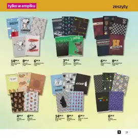 Empik gazetka Strona 30: Zeszyt A5 Oxford Academy 60 kartek kratka €14,99, Zeszyt tematyczny A5 60 kartek kratka €6,99