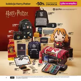 Empik gazetka Strona 4: Poduszka Harry Potter €49,99, Zestaw lunchboxów Harry Potter €39,99