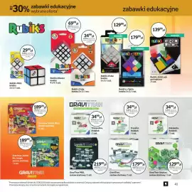 Empik gazetka Strona 43: Książka Książkożercy Elementarz €39,99, Książka Bawię się i czytam €19,99