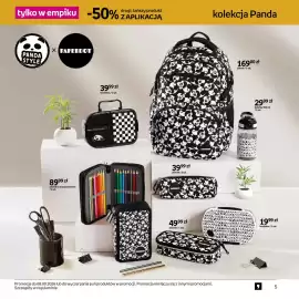 Empik gazetka Strona 5: Plecak PAPERDOT Panda €169,00, Piórnik z wyposażeniem PAPERDOT Panda €89,99