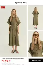 Greenpoint gazetka tydzień 33 Strona 6: Sukienka midi Greenpoint w oliwkowym odcieniu zieleni €79,99