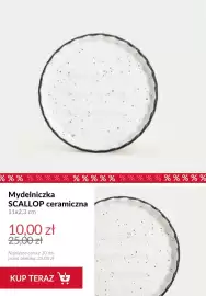 Homla gazetka tydzień 33 Strona 10: Mydelniczka ceramiczna Scallop 11x2,3 cm €10,00