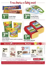 Marketvita gazetka Strona 2: Wiórki kokosowe Auchan €3,19, Twaróg Wiejski tłusty Piątnica €3,99