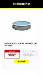 Media Expert gazetka Strona 1: Basen rozporowy Bestway Fast Set €950,33