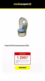 Media Expert gazetka Strona 12: Fotel Patio Emmanuel €1.299,99