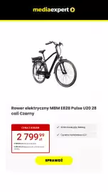 Media Expert gazetka Strona 17: Rower elektryczny Mbm E828 Pulse U20 Czarny €2.799,99