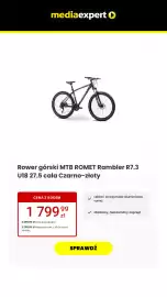 Media Expert gazetka Strona 18: Rower górski Mtb Romet Rambler R7,3 €1.799,99