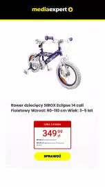 Media Expert gazetka Strona 20: Rower dziecięcy Sirox Eclipse 14 cali fioletowy €349,99