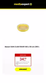 Media Expert gazetka Strona 3: Basen Sun Club €34,99