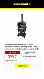 Media Expert gazetka Strona 4: Grill ogrodowy węglowy Bottari z dwoma komorami €399,00