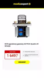 Media Expert gazetka Strona 5: Grill ogrodowy gazowy Activa Quatro Xl €1.649,25