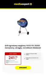 Media Expert gazetka Strona 7: Grill ogrodowy węglowy Yato YG-20302 €241,99