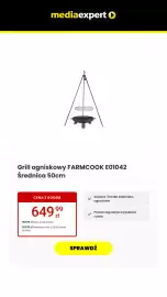 Media Expert gazetka Strona 8: Grill ogniskowy Farmcook Średnica 50 cm €649,99