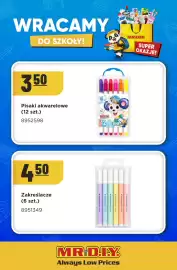 MR. DIY gazetka Strona 6: Zakreślacze €4,50, Pisaki akwarelowe €3,50