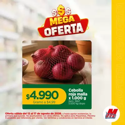 MegaTiendas (válido hasta 17-08)