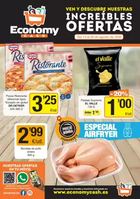 Economy Cash (válido hasta el 26-08)