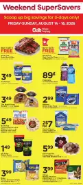 Cub Foods weekly ad Page 1: The Rustik Oven Breads or Bagels €3,49, Nabisco Oreo, Oreo Thins or Oreo Cakesters €2,99