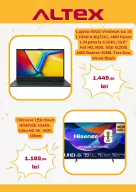 Catalog Altex săptămâna 33 Pagină 3: Hisense televizor LED smart 43A6S €1.199,00
