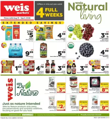 Weis Markets weekly ad (valid until 9-09)