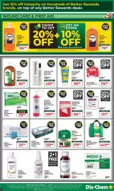 Dis-Chem catalogue Page 7: Medic+ First Aid Sport & Outdoor Kit €319,99, Medic+ Disposable Examination Gloves €139,99