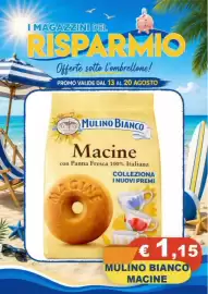 Volantino Magazzini del Risparmio settimana 33 Pagina 10: Mulino Bianco Macine €1,15