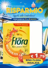 Volantino Magazzini del Risparmio settimana 33 Pagina 18: Riso Flora Insalata €1,79