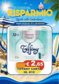 Volantino Magazzini del Risparmio settimana 33 Pagina 7: Tiffany carta €2,65