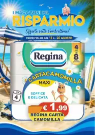 Volantino Magazzini del Risparmio settimana 33 Pagina 8: Regina carta camomilla €1,99