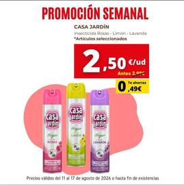 Folleto Supermercados Tu Alteza Página 10: Casa jardín - insecticida rosas-limon-lavanda €2,50