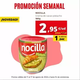 Folleto Supermercados Tu Alteza Página 1: Nocilla - crema de cacao pistacho €2,95