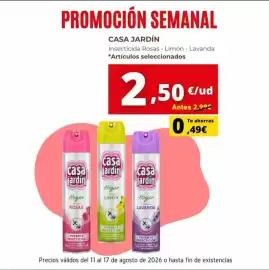 Folleto Supermercados Tu Alteza Página 10: Casa jardín - insecticida rosas-limon-lavanda €2,50