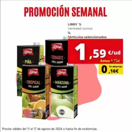 Folleto Supermercados Tu Alteza Página 2: Libby's - varieada zumos €1,59