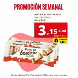 Folleto Supermercados Tu Alteza Página 5: Ferrero rocher - kinder bueno white €3,15