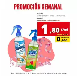 Folleto Supermercados Tu Alteza Página 7: Asevi - ambientador brisa primavera €1,80