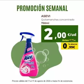Folleto Supermercados Tu Alteza Página 9: Asevi - quitamanchas concentrado €2,00