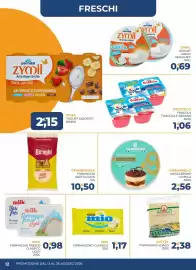 Volantino Moderna Pagina 12: Milk Formaggio Fresco Light €0,98, Formaggio Asiago Cattel €2,38