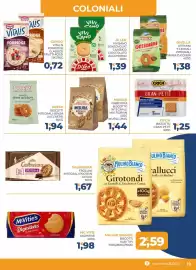 Volantino Moderna Pagina 19: Misura biscotto integrale multigrain €1,44, Vivisano senza zucchero cioccolato €1,39
