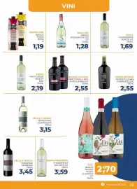 Volantino Moderna Pagina 33: Baglio le Mole Nero d'Avola DOC Le Mole Syrah IGT €2,55, Solegro bianco frizzante secco €1,28