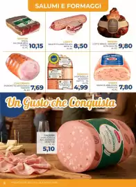 Volantino Moderna Pagina 6: Fiorucci Mortadella Bologna IGP €4,99, Wuber Grande Abbuffata Pasticcio €7,80